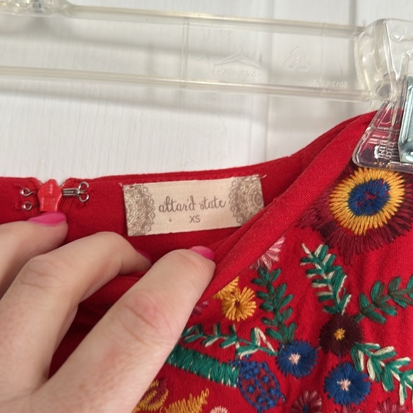 Altar’d State Red Skirt size XS - Picture 2 of 3